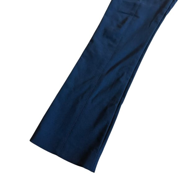 MM Lafleur Navy Trouser Pants Skinny Ankle Length Stretch Office Size 4 Women's - Picture 6 of 13